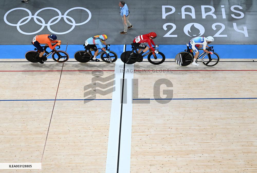 Paris 2024 - France’s Benjamin Thomas Takes Gold In Men's Omnium