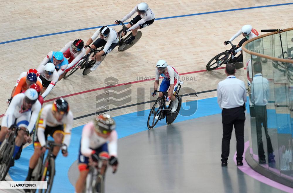 Paris 2024 - France’s Benjamin Thomas Takes Gold In Men's Omnium