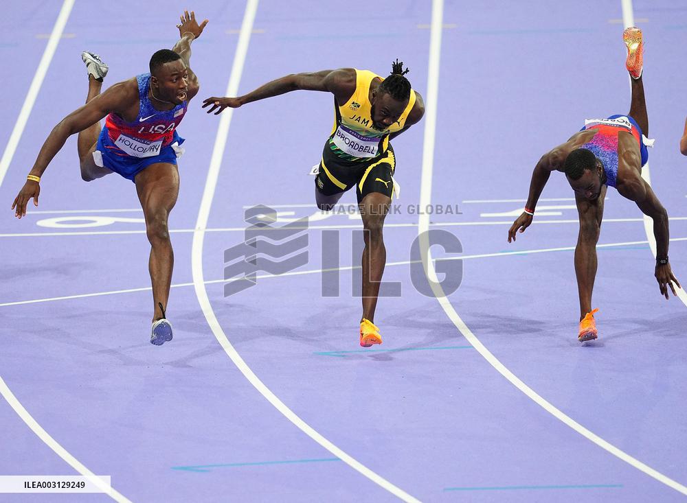 Paris 2024 - USA’s Daniel Roberts Takes Gold In The Men's 110m Hurdles