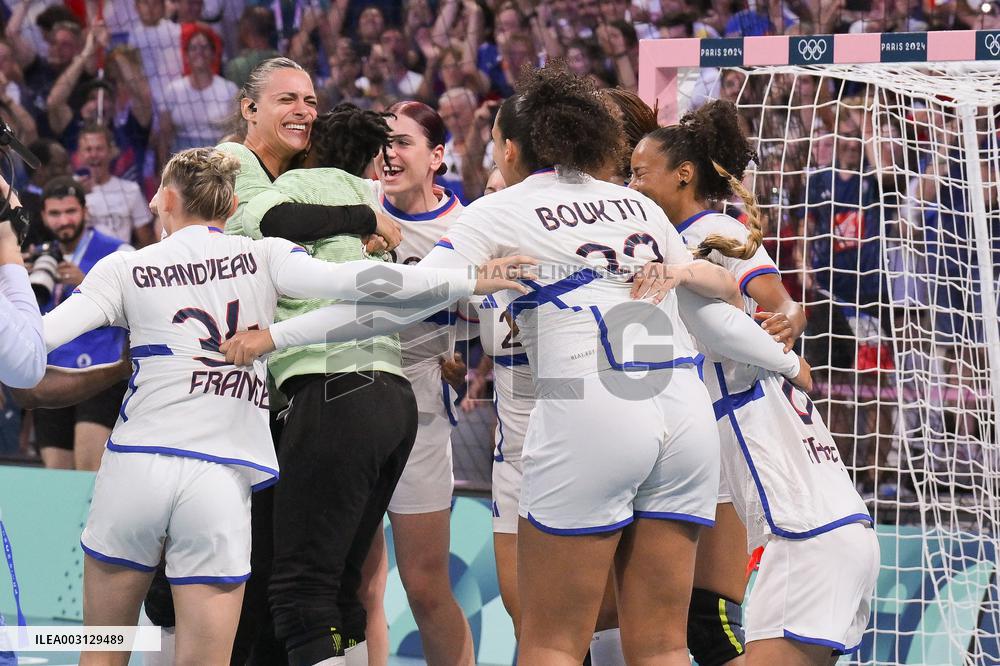 Paris 2024 - Women's Handball - Team France Qualifies For Final