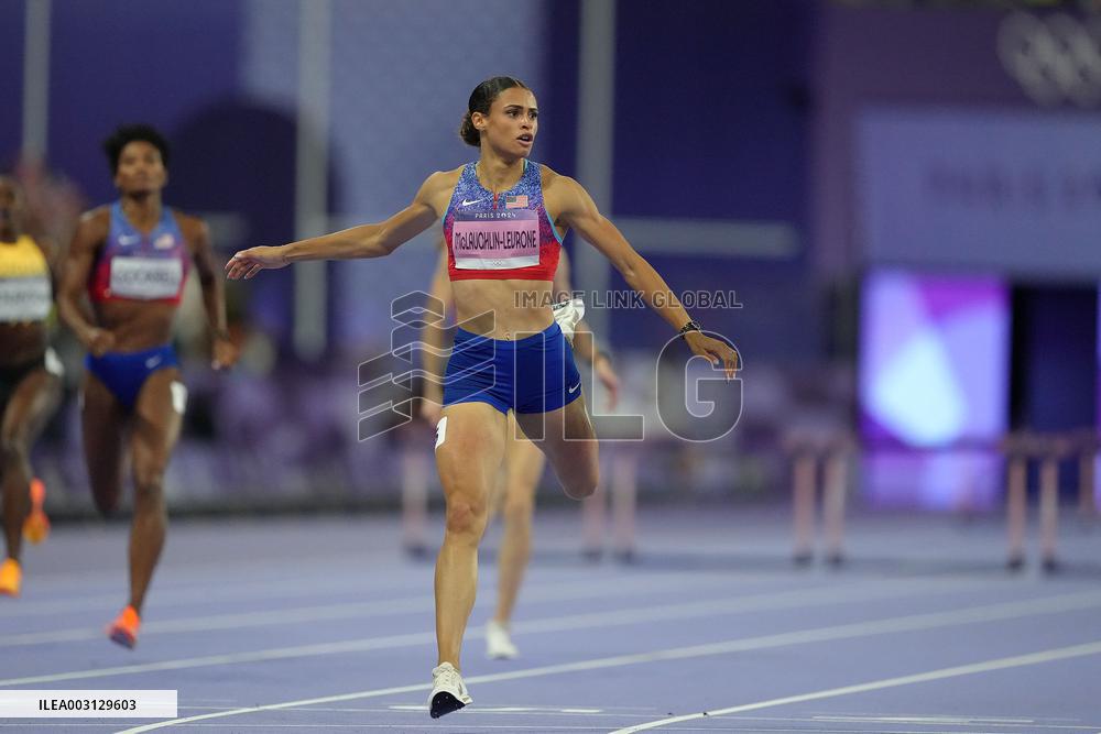 Paris 2024 - USA’s Sydney McLaughlin-Levrone Takes Gold In Women’s 400m Hurdles
