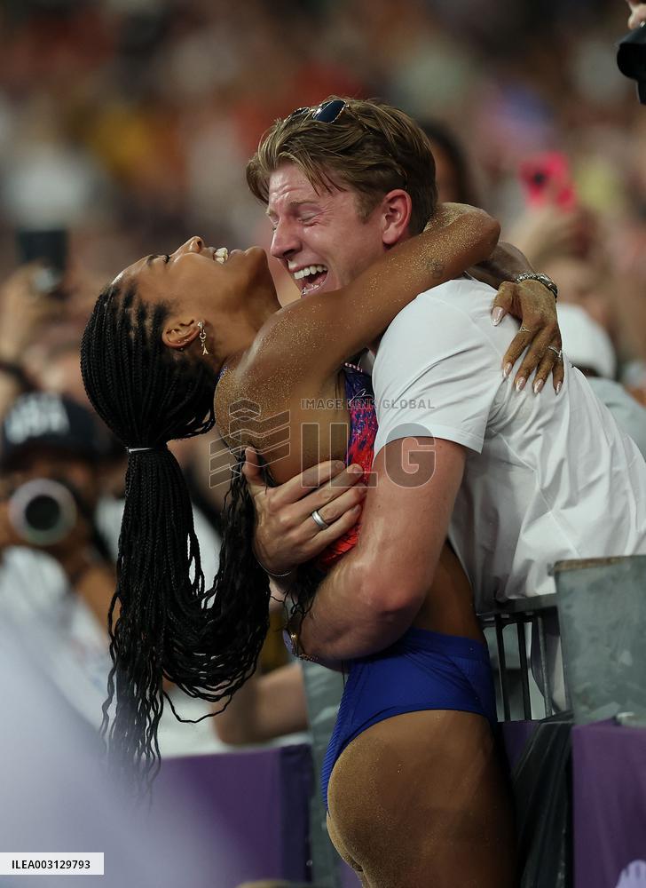 Paris 2024 - USA’ Tara Davis-Woodhal Takes Gold In Women’s Long Jump