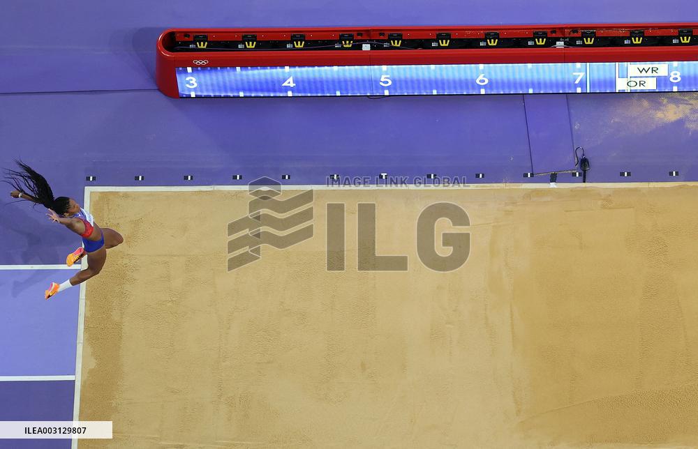 Paris 2024 - USA’ Tara Davis-Woodhal Takes Gold In Women’s Long Jump