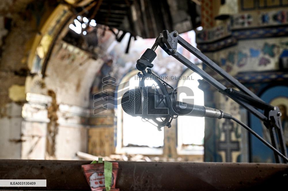 Christian church in eastern Ukraine destroyed by Russian troops