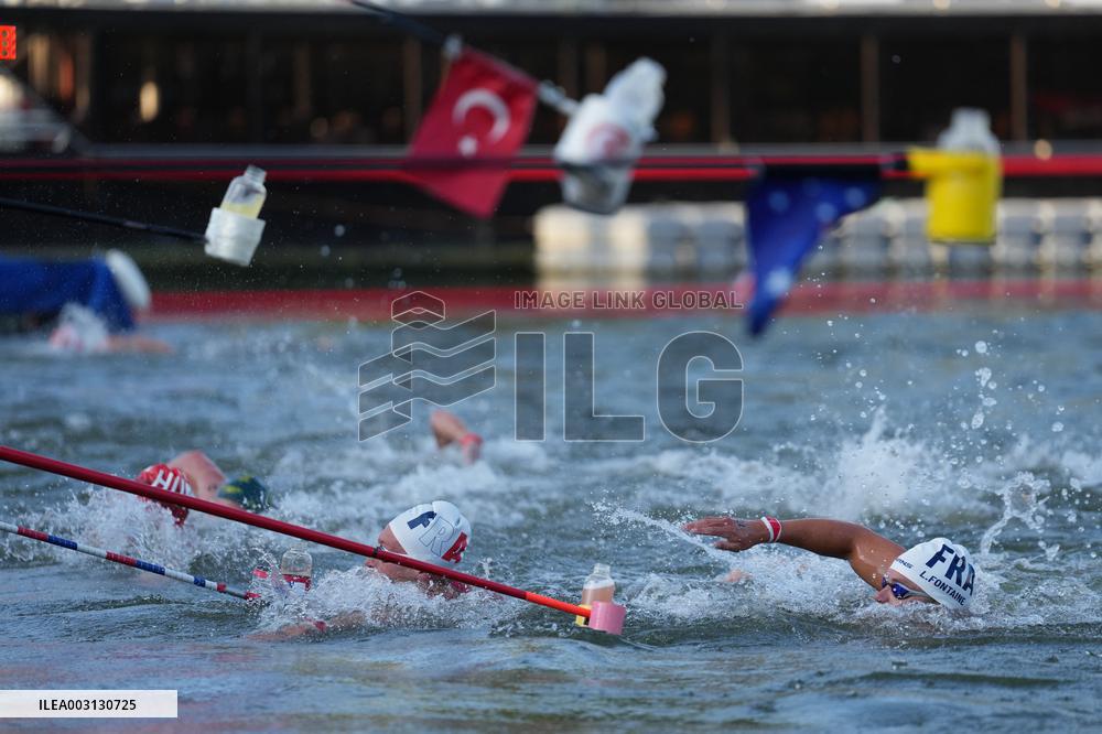 (PARIS2024)FRANCE-PARIS-OLY-MARATHON SWIMMING