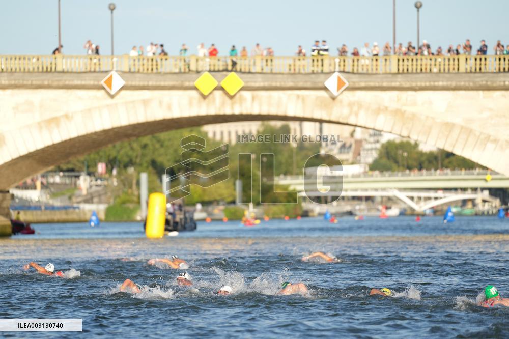 (PARIS2024)FRANCE-PARIS-OLY-MARATHON SWIMMING