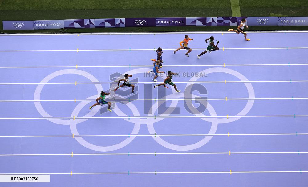 (PARIS2024) FRANCE-PARIS-OLY-ATHLETICS-4X400M RELAY-MEN