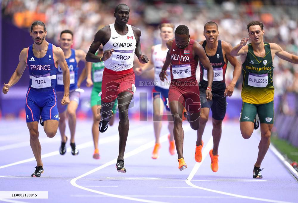 (PARIS2024) FRANCE-PARIS-OLY-ATHLETICS-800M-MEN