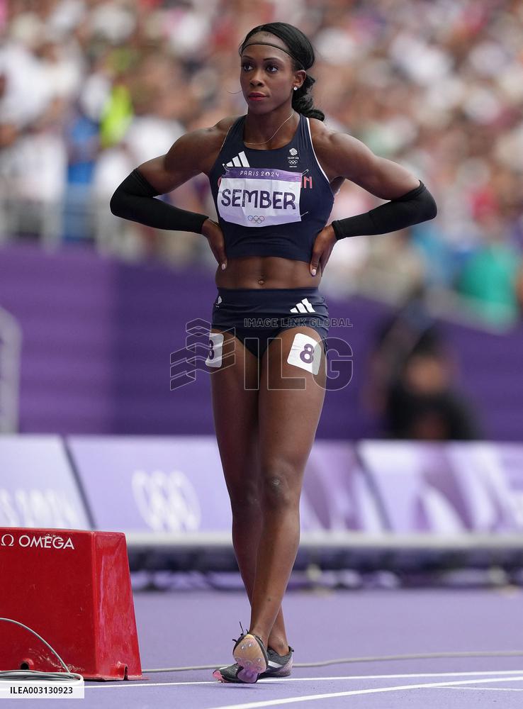 (PARIS2024) FRANCE-PARIS-OLY-ATHLETICS-100M HURDLES-WOMEN