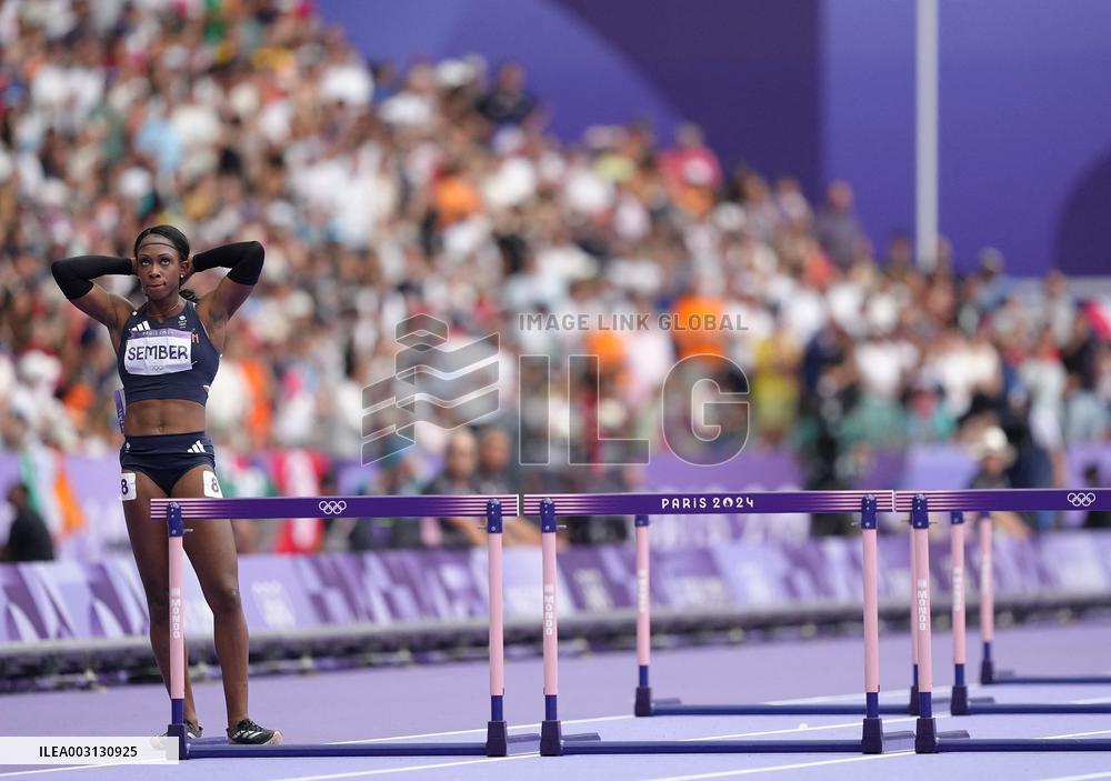 (PARIS2024) FRANCE-PARIS-OLY-ATHLETICS-100M HURDLES-WOMEN