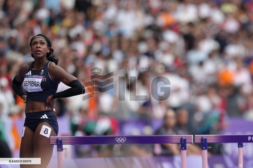 (PARIS2024) FRANCE-PARIS-OLY-ATHLETICS-100M HURDLES-WOMEN