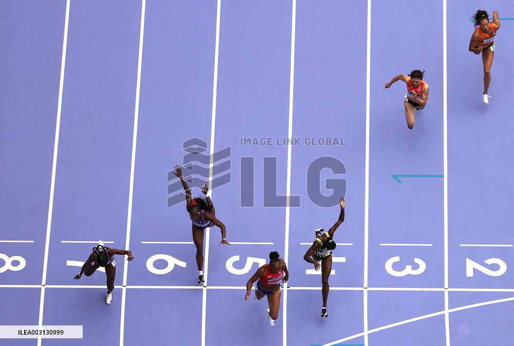 (PARIS2024) FRANCE-PARIS-OLY-ATHLETICS-100M HURDLES-WOMEN