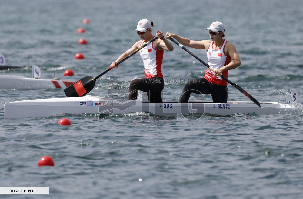 (PARIS2024) FRANCE-VAIRES-SUR-MARNE-OLY-CANOE SPRINT