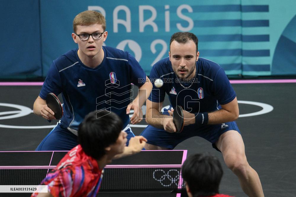 Paris 2024 - Table Tennis - Men's Team Bronze Medal Match