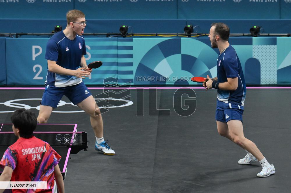 Paris 2024 - Table Tennis - Men's Team Bronze Medal Match