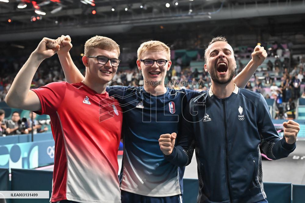Paris 2024 - Table Tennis - Men's Team Bronze Medal Match