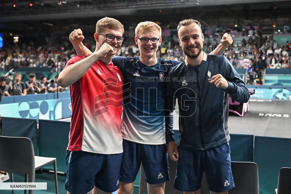 Paris 2024 - Table Tennis - Men's Team Bronze Medal Match