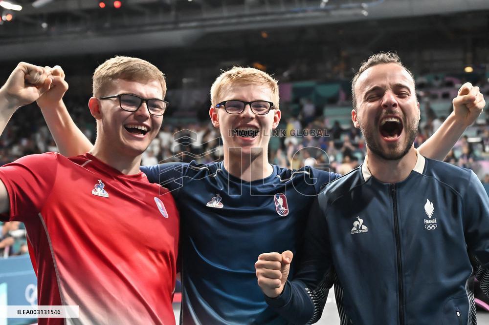 Paris 2024 - Table Tennis - Men's Team Bronze Medal Match