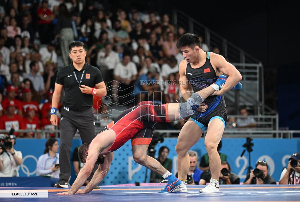 (PARIS2024) FRANCE-PARIS-OLY-WRESTLING