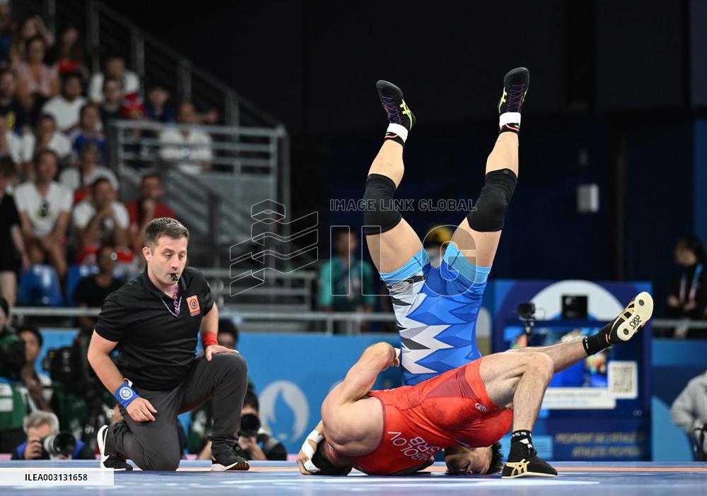 (PARIS2024) FRANCE-PARIS-OLY-WRESTLING