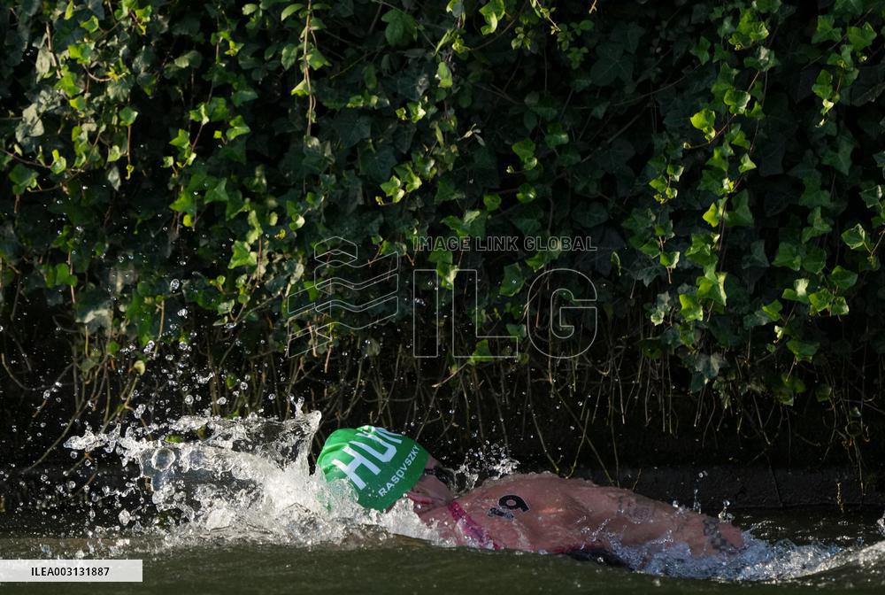 (PARIS2024)FRANCE-PARIS-OLY-MARATHON SWIMMING