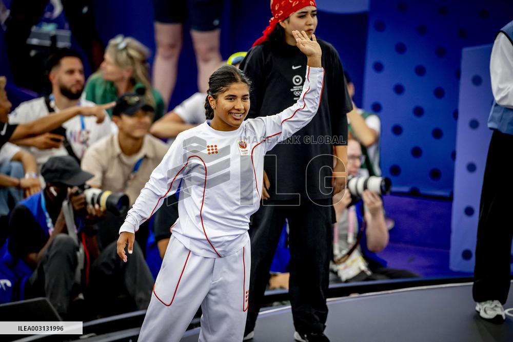 Paris 2024 - Breaking - India Sardjoe Competing