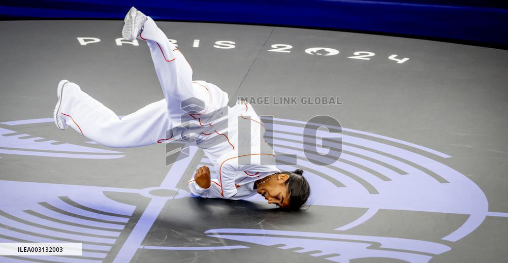 Paris 2024 - Breaking - India Sardjoe Competing