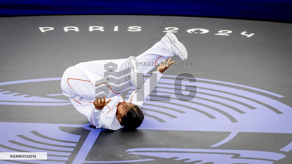Paris 2024 - Breaking - India Sardjoe Competing