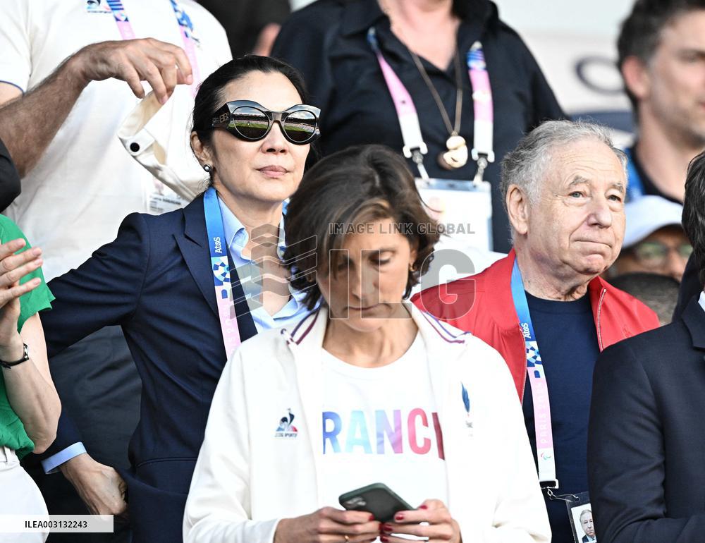Paris 2024 - Michelle Yeoh At France v Spain Final