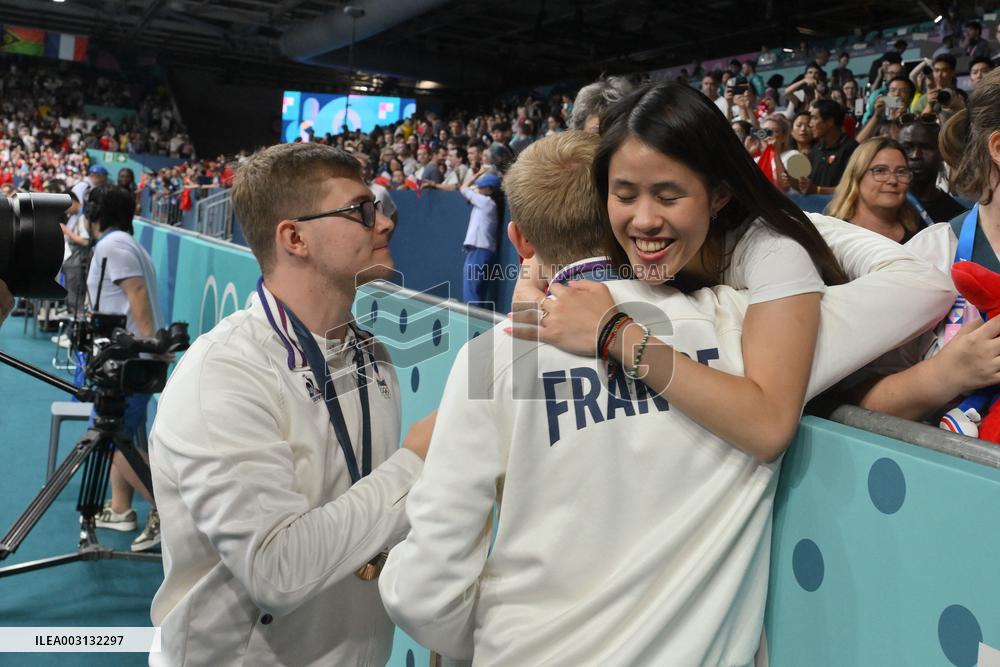 Paris 2024 - Table Tennis - Team France Wins Bronze