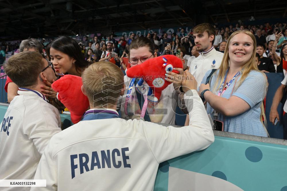 Paris 2024 - Table Tennis - Team France Wins Bronze