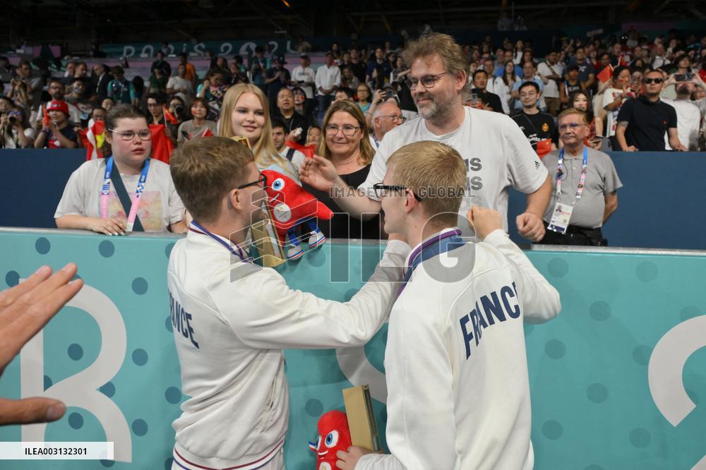 Paris 2024 - Table Tennis - Team France Wins Bronze
