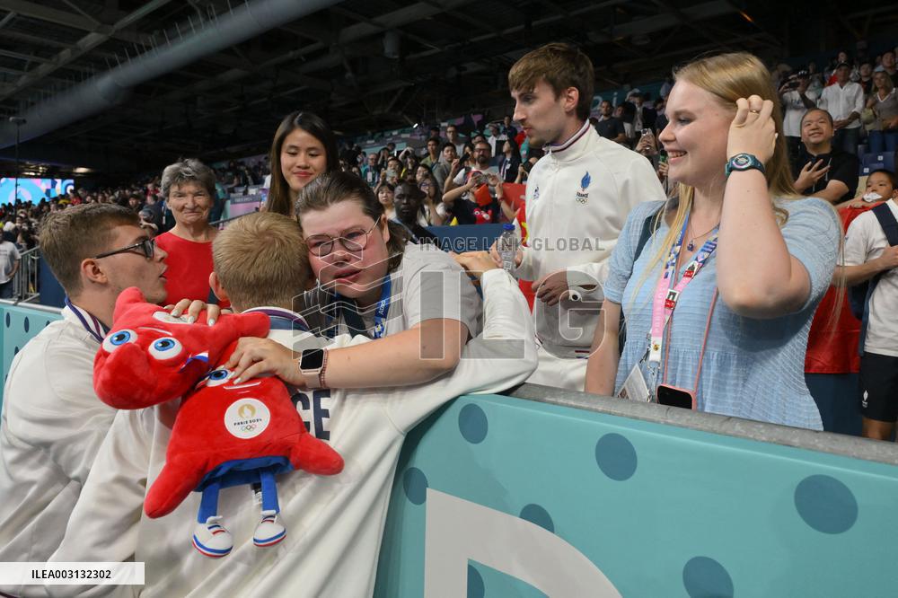 Paris 2024 - Table Tennis - Team France Wins Bronze