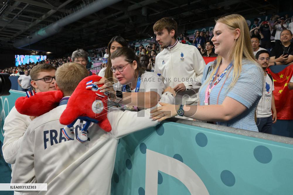 Paris 2024 - Table Tennis - Team France Wins Bronze