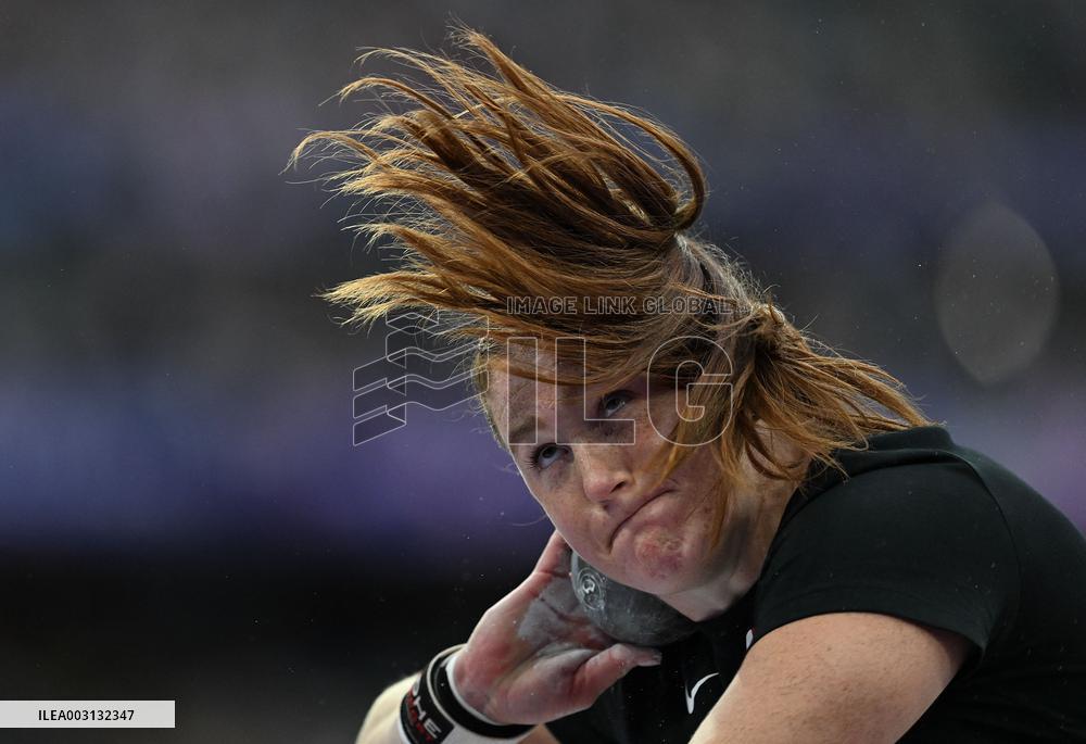 (PARIS2024) FRANCE-PARIS-OLY-ATHLETICS-SHOT PUT-WOMEN