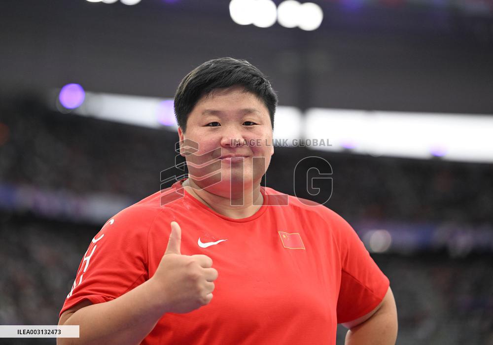 (PARIS2024) FRANCE-PARIS-OLY-ATHLETICS-SHOT PUT-WOMEN