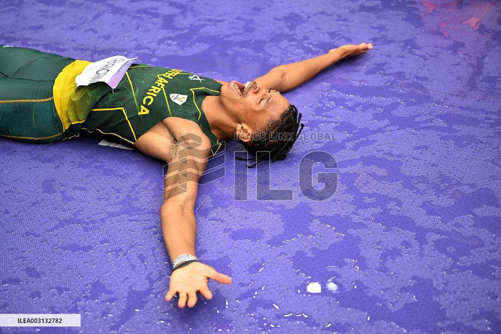 (PARIS2024) FRANCE-PARIS-OLY-ATHLETICS-4X100M RELAY-MEN