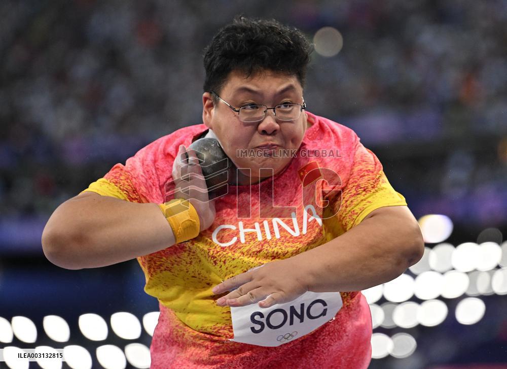 (PARIS2024) FRANCE-PARIS-OLY-ATHLETICS-SHOT PUT-WOMEN