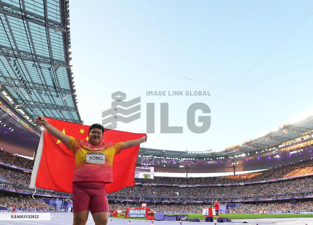 (PARIS2024) FRANCE-PARIS-OLY-ATHLETICS-SHOT PUT-WOMEN