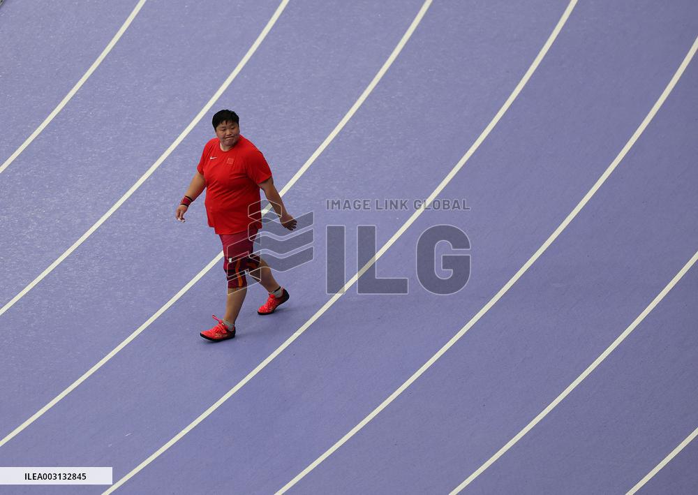 (PARIS2024) FRANCE-PARIS-OLY-ATHLETICS-SHOT PUT-WOMEN