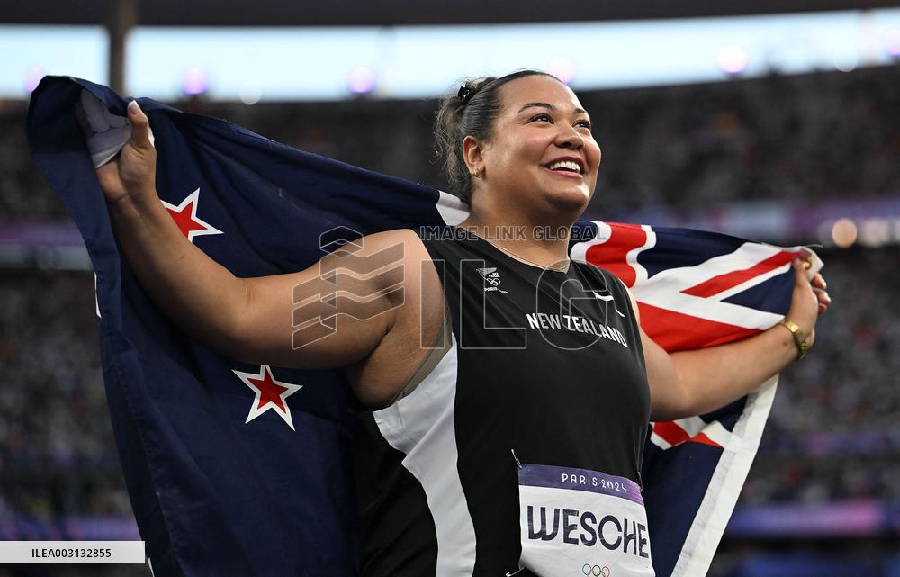 (PARIS2024) FRANCE-PARIS-OLY-ATHLETICS-SHOT PUT-WOMEN