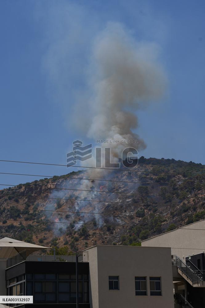 ISRAEL-KIRYAT SHMONA-ROCKET ATTACK