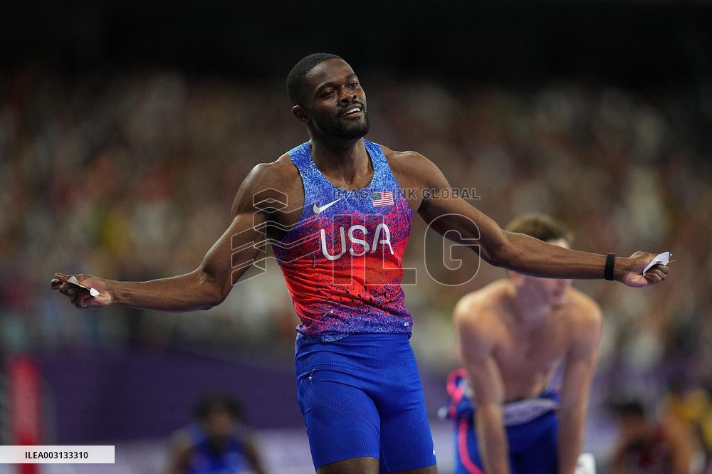 (PARIS2024) FRANCE-PARIS-OLY-ATHLETICS-400M HURDLES-MEN