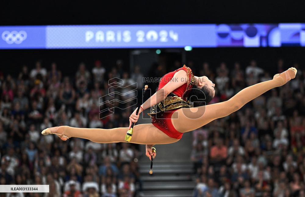 (PARIS2024) FRANCE-PARIS-OLY-RHYTHMIC GYMNASTICS