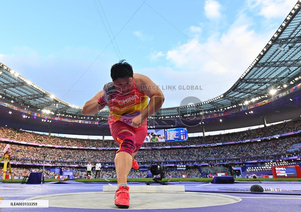 (PARIS2024) FRANCE-PARIS-OLY-ATHLETICS-SHOT PUT-WOMEN