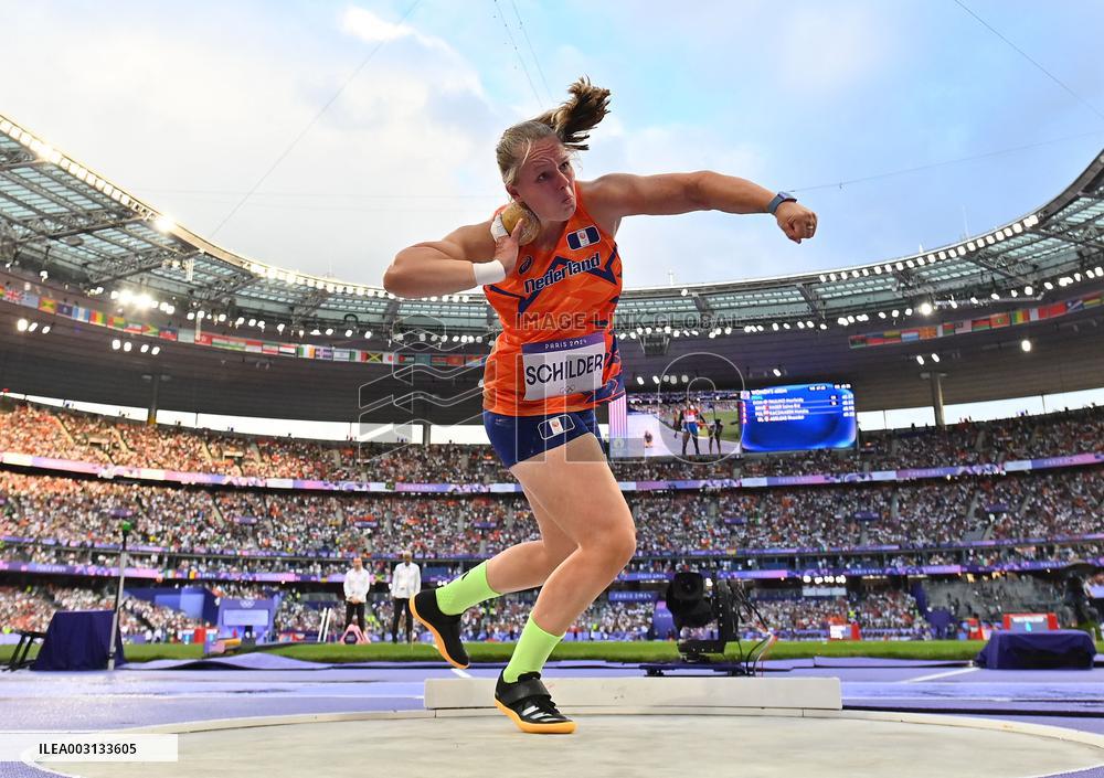 (PARIS2024) FRANCE-PARIS-OLY-ATHLETICS-SHOT PUT-WOMEN