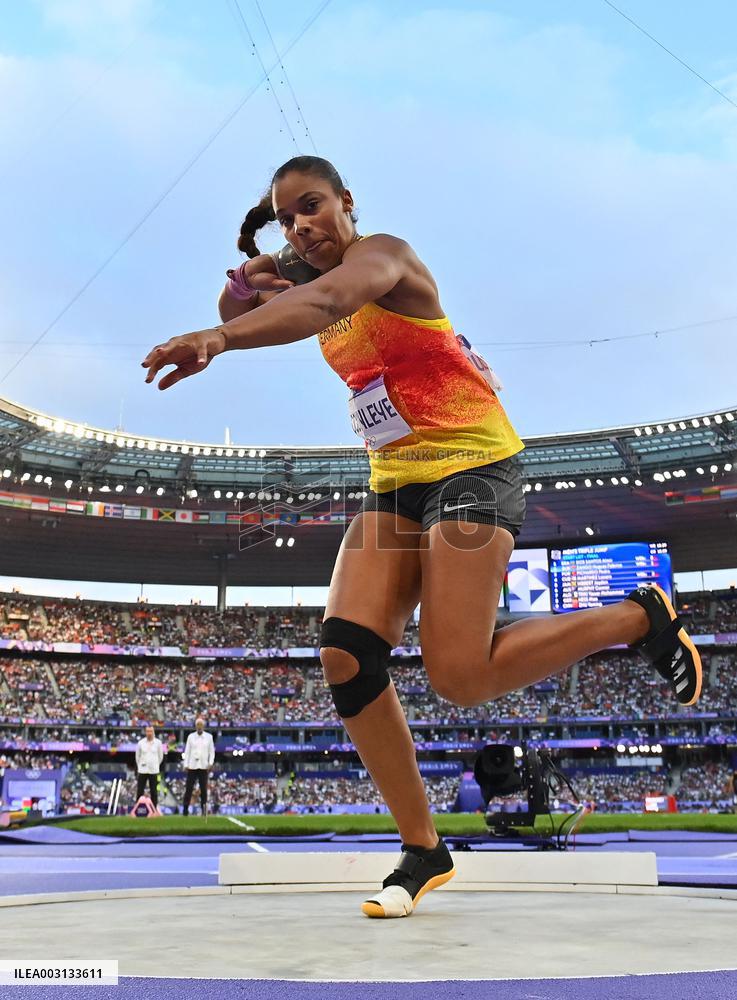 (PARIS2024) FRANCE-PARIS-OLY-ATHLETICS-SHOT PUT-WOMEN