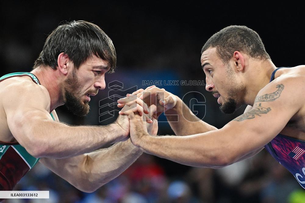 (PARIS2024) FRANCE-PARIS-OLY-WRESTLING