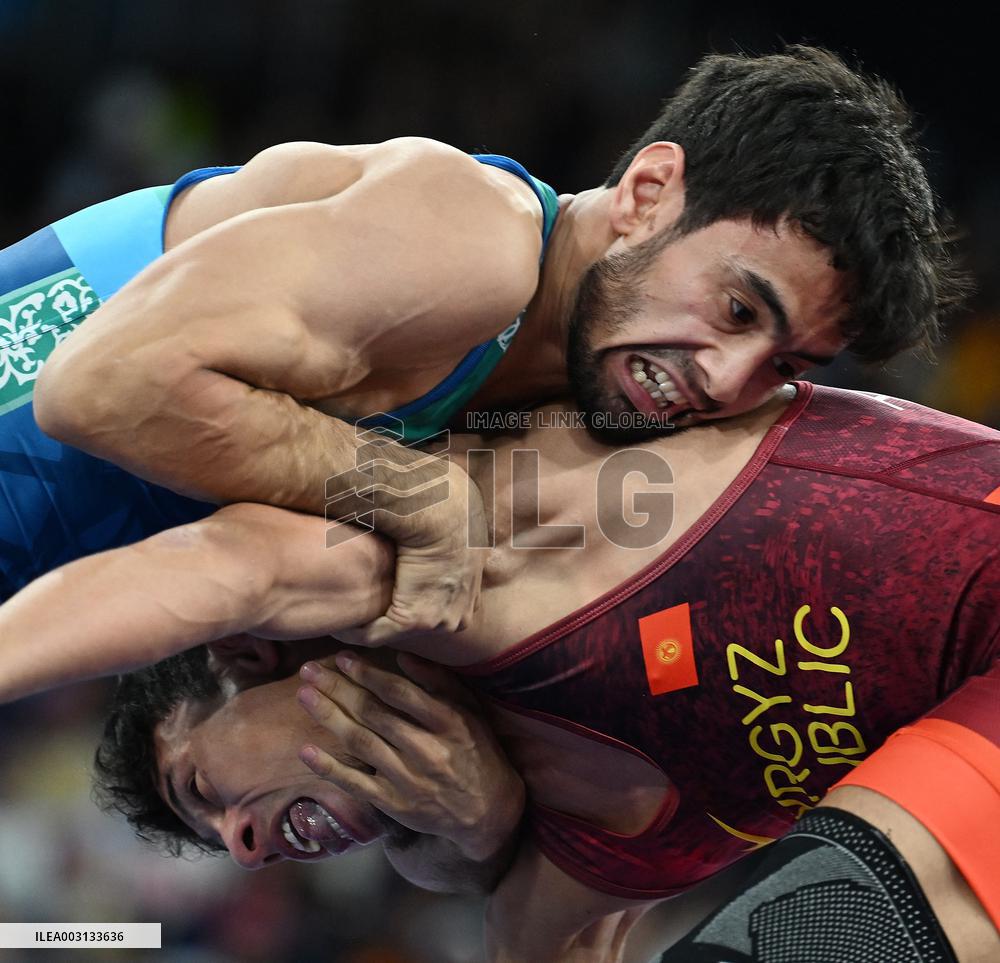 (PARIS2024) FRANCE-PARIS-OLY-WRESTLING