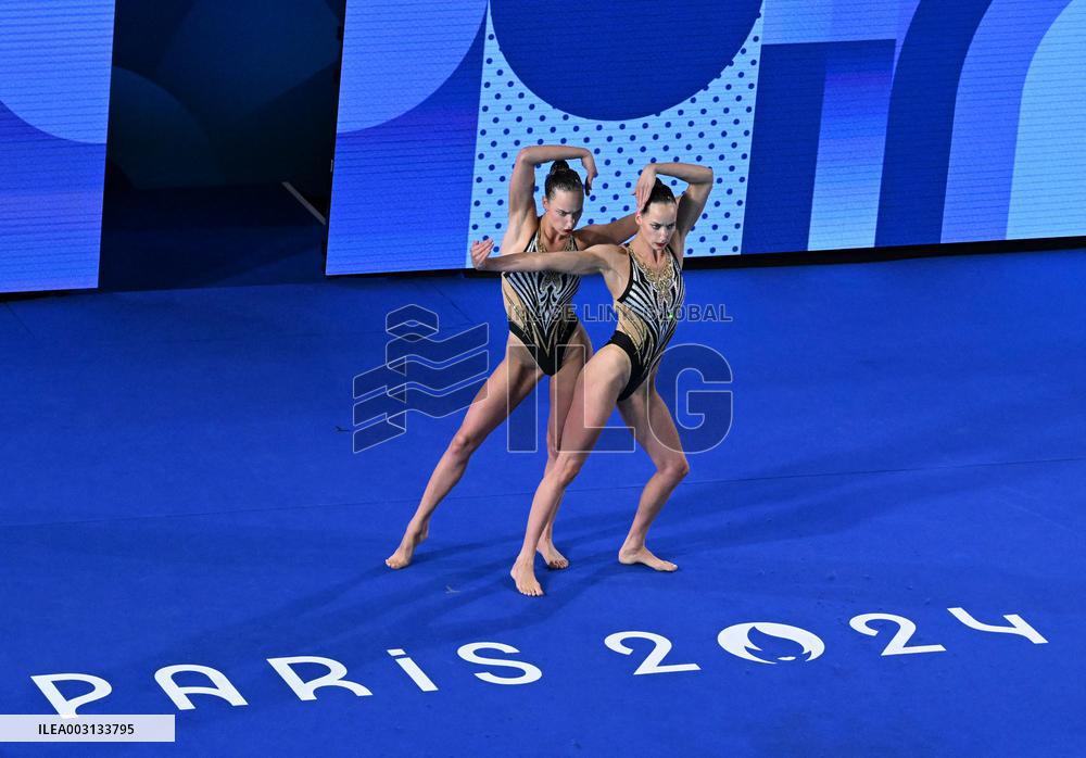 (PARIS2024) FRANCE-SAINT-DENIS-OLY-ARTISTIC SWIMMING
